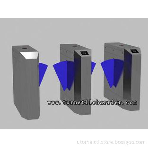 Intelligent Glass Retractable Flap Barrier Gate Turnstile W